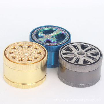 Grinder da liga de zinco da qualidade superior para o fumador do tabaco (ES-GD-043)